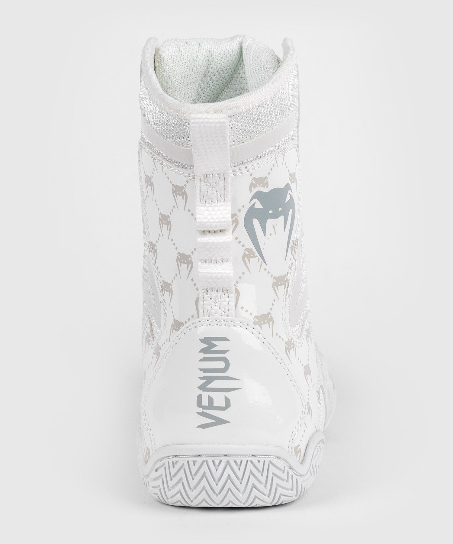 Chaussures de boxe Venum Elite Evo Monogram - Blanc/Blanc Cassé - Chaussures de boxe