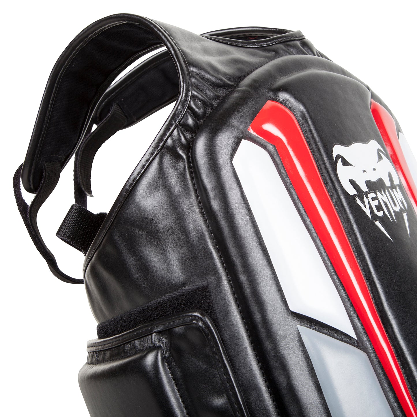 Plastron de protection Venum "Elite" - Noir/Blanc/Rouge - Plastrons