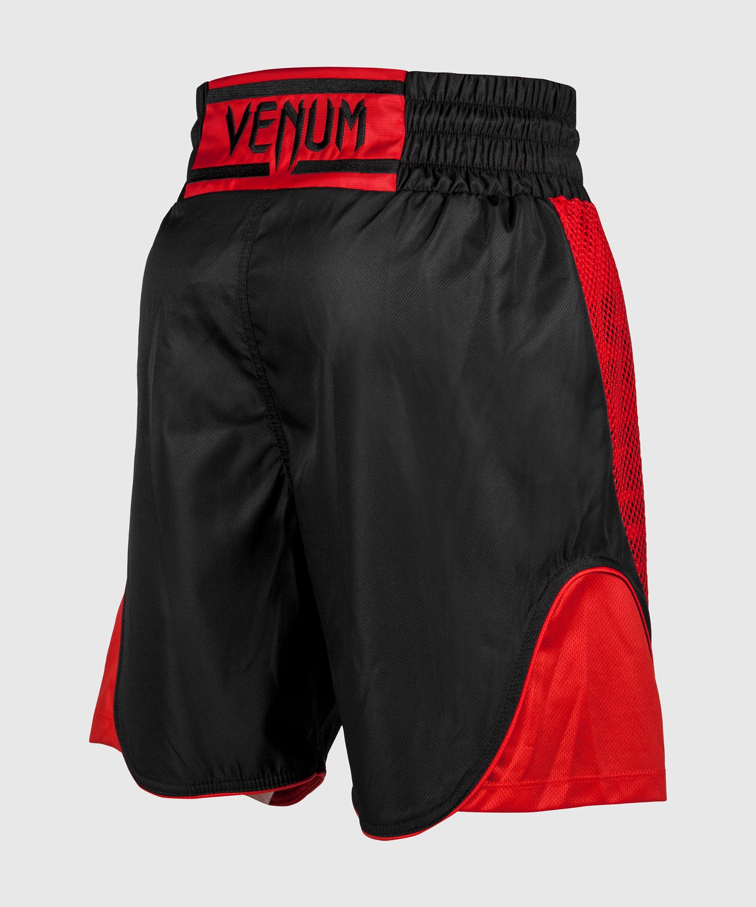 Short de Boxe Venum Elite - Noir/Rouge - Shorts de boxe anglaise