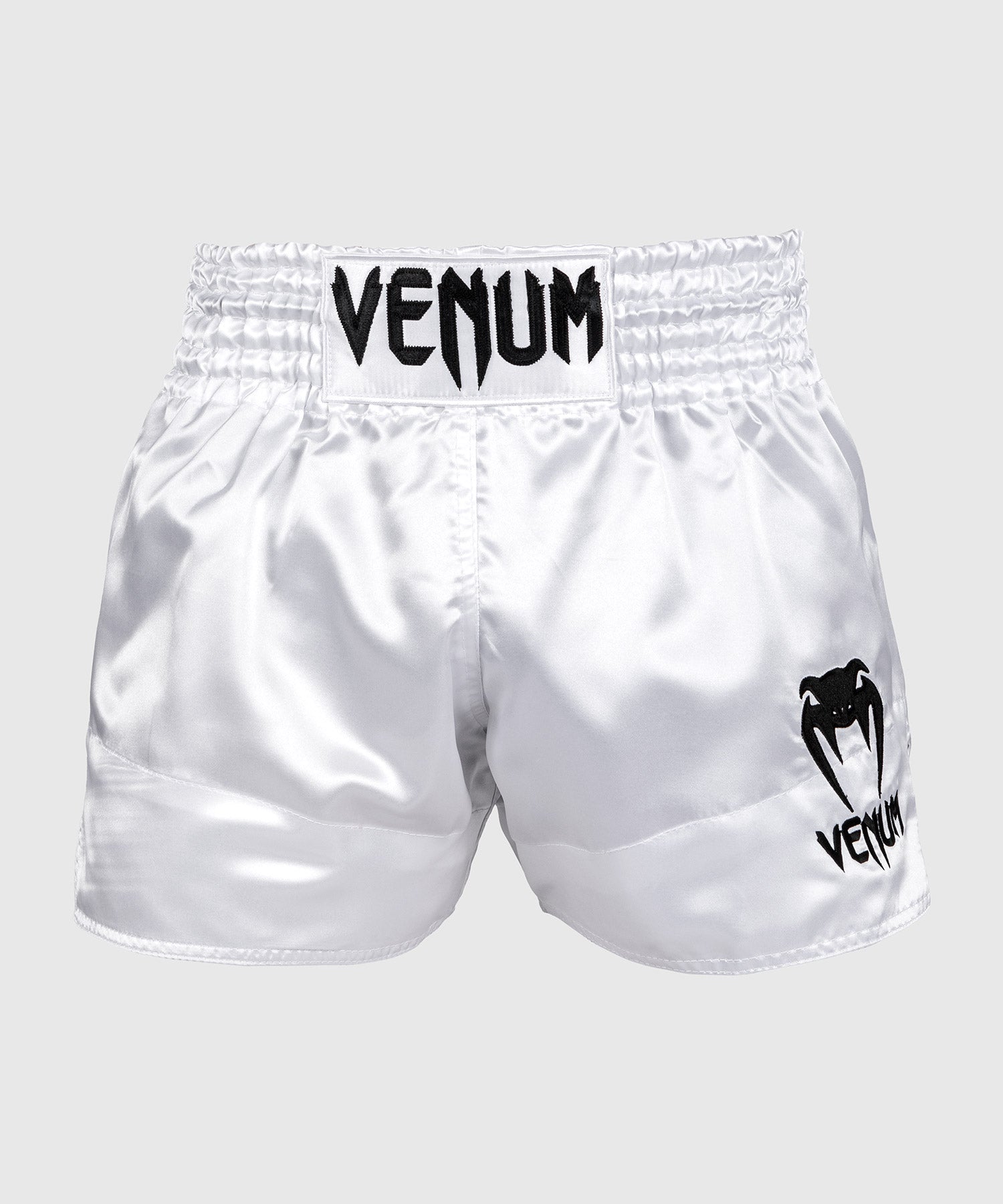 Short de Muay Thai Venum Classic - Blanc/Noir - product-type_Shorts de Muay Thai