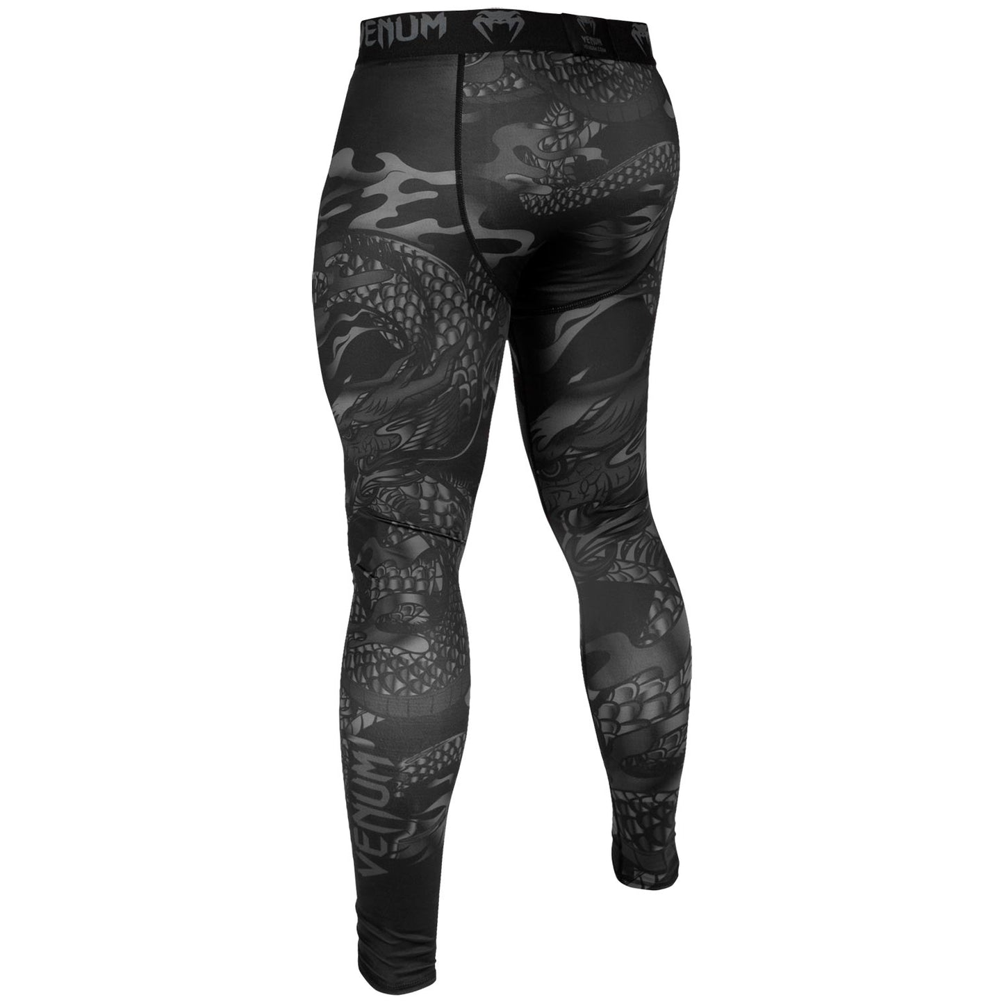 Pantalon de compression Venum Dragon's Flight - Noir/Noir - Pantalons de compression