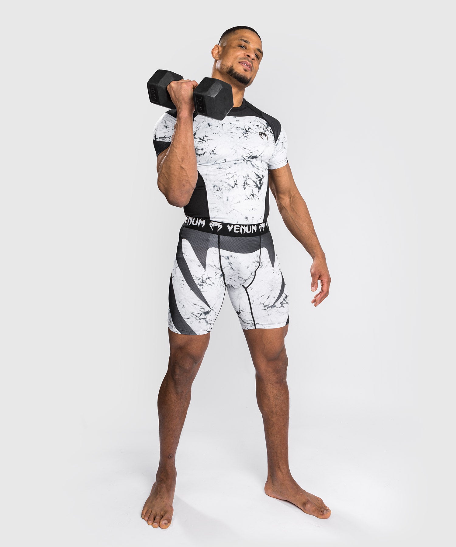 Short de Vale Tudo Venum G-Fit Marble - Marbre - Shorts de compression
