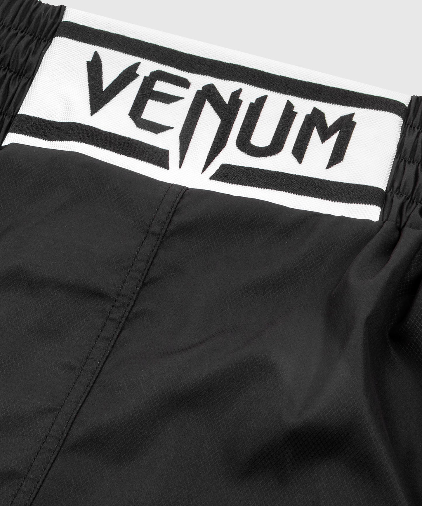 Short de boxe Venum Elite - Noir/Blanc - Shorts de boxe anglaise