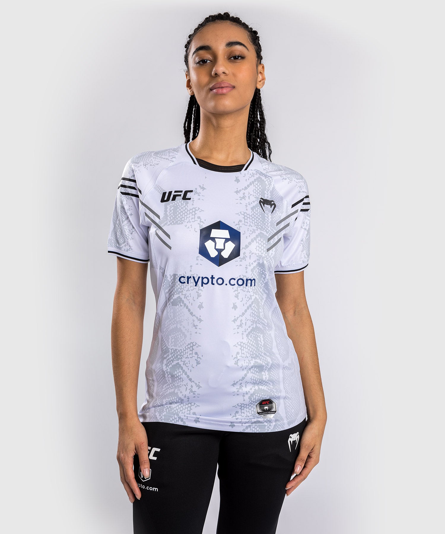 T-shirt Technique pour Femmes UFC Adrenaline by Venum Authentic Fight Night - Blanc - product-type_T-Shirts Dry Tech