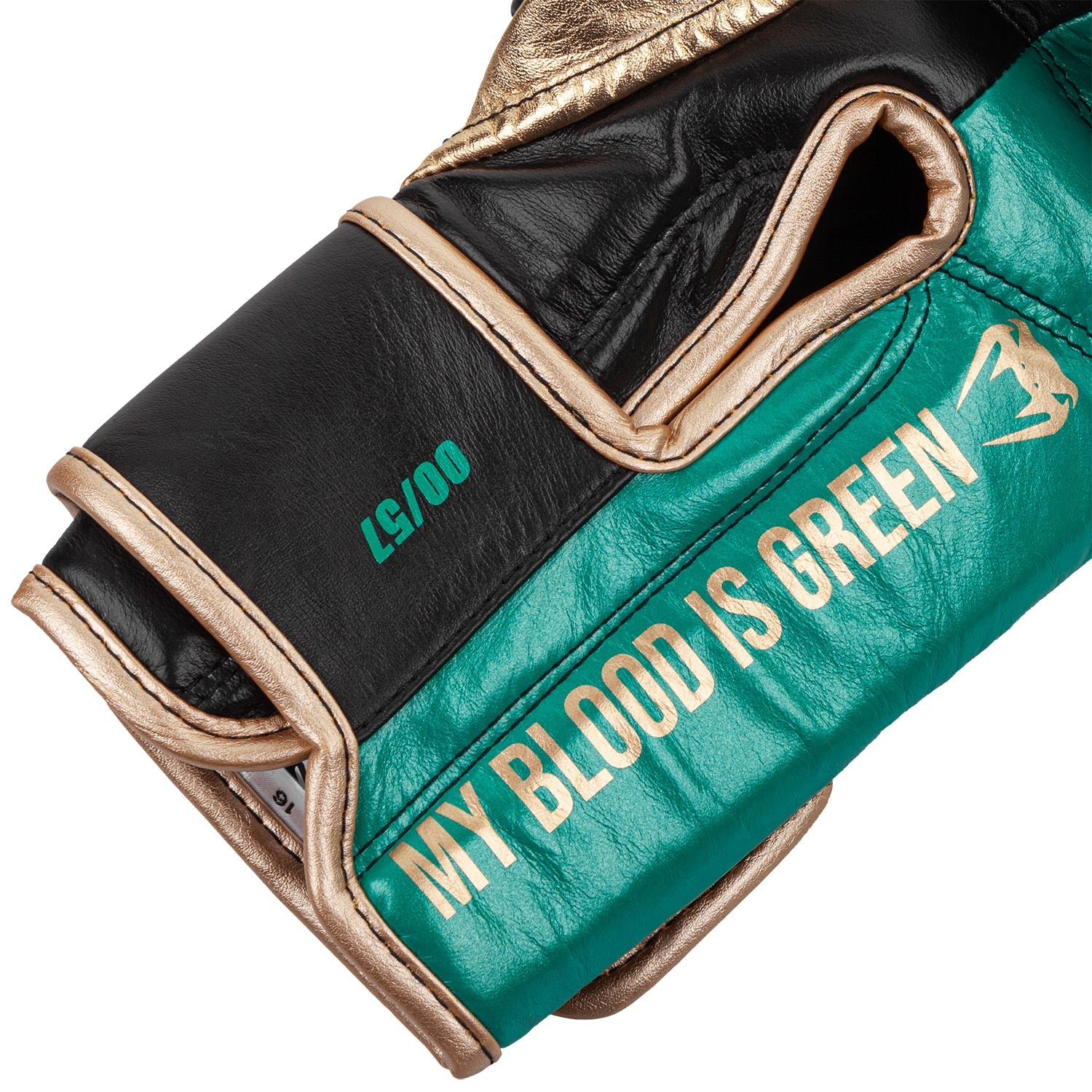 Gants de boxe Pro Venum Giant 2.0 - Edition limitée WBC - Velcro - Vert Métallique/Doré - Gants de boxe Pro
