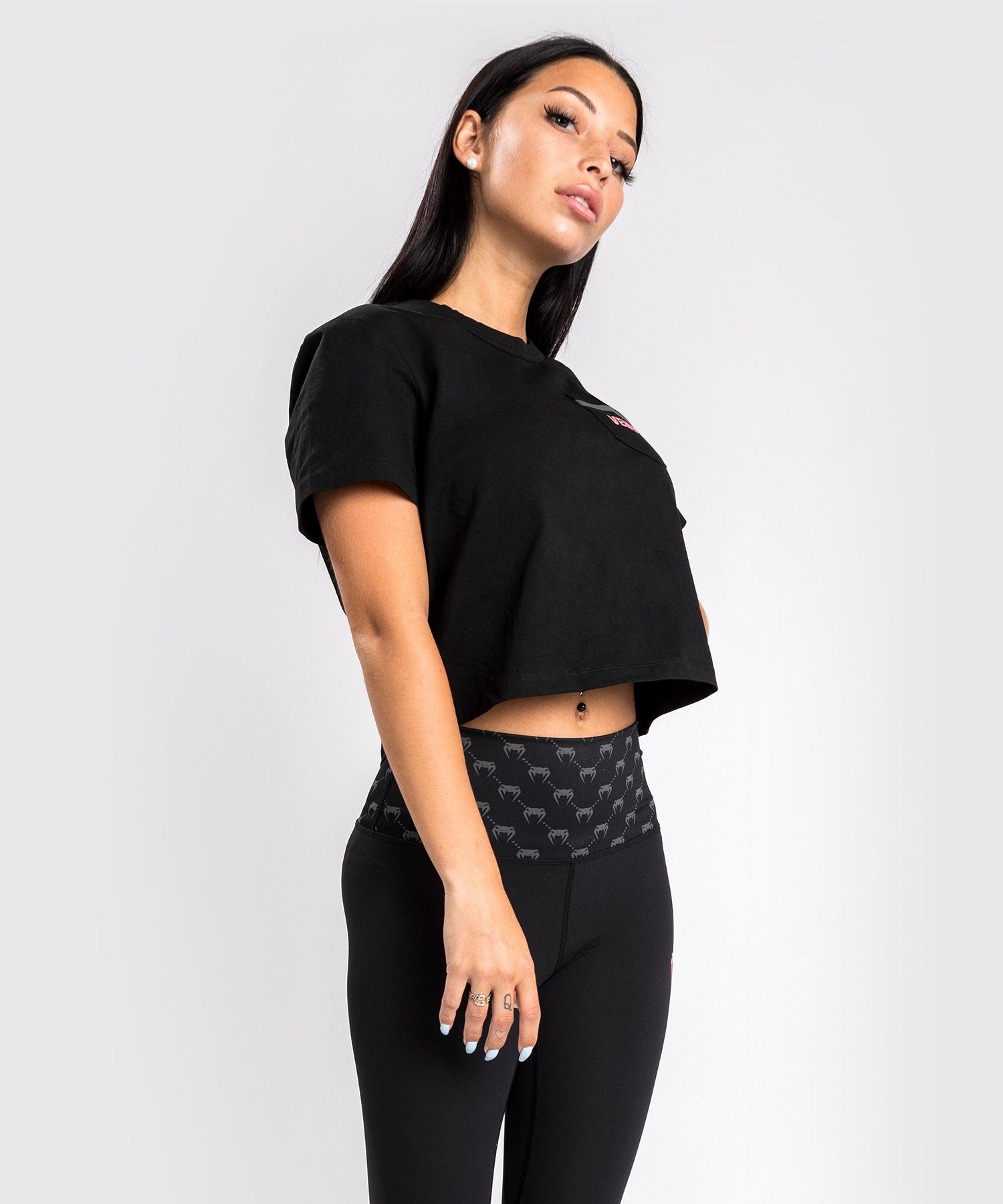 T-shirt Venum Pink Pocket- Pour Femme - Noir/Or Rose - product-type_T-Shirts