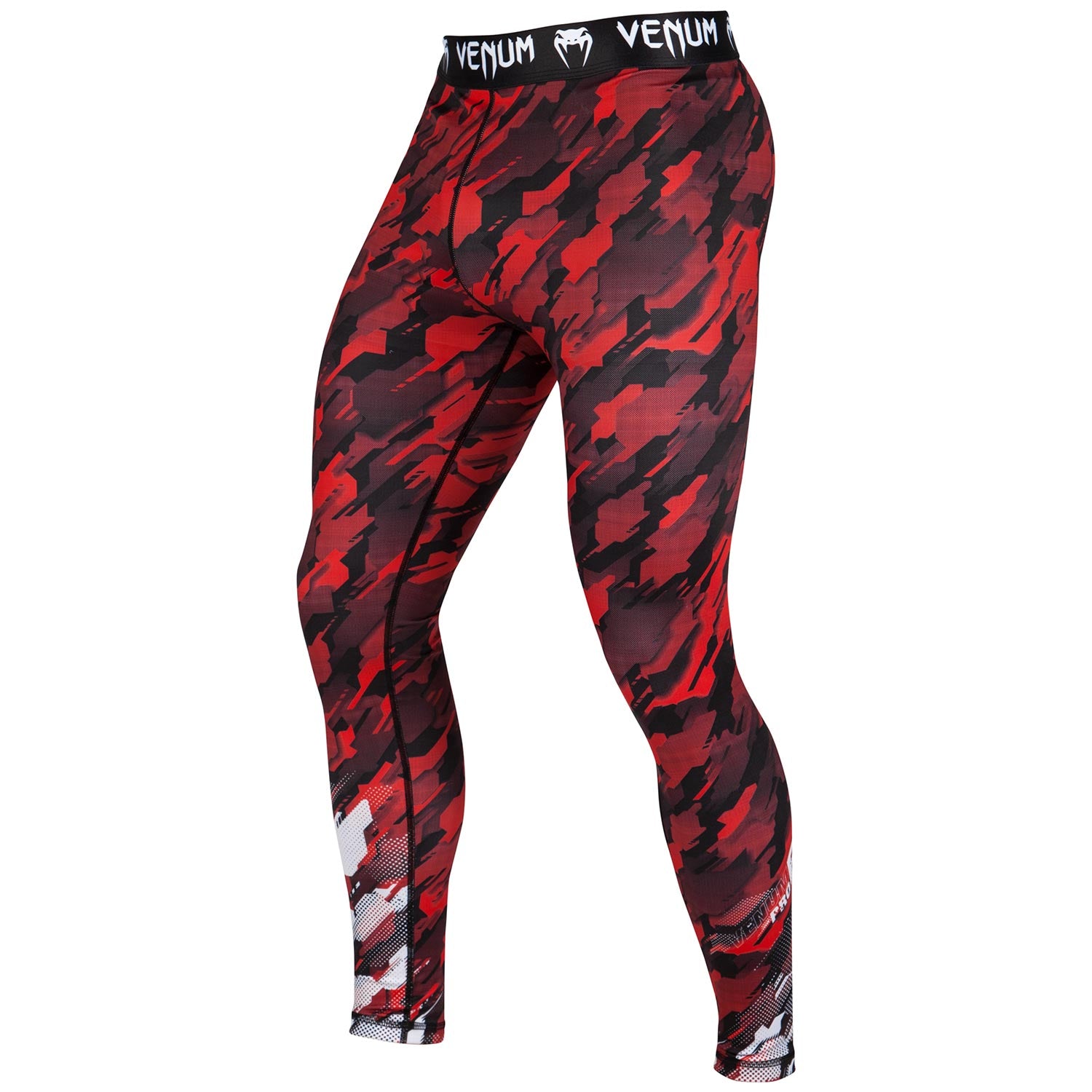 Pantalon de Compression Venum Tecmo - Rouge - Pantalons de compression