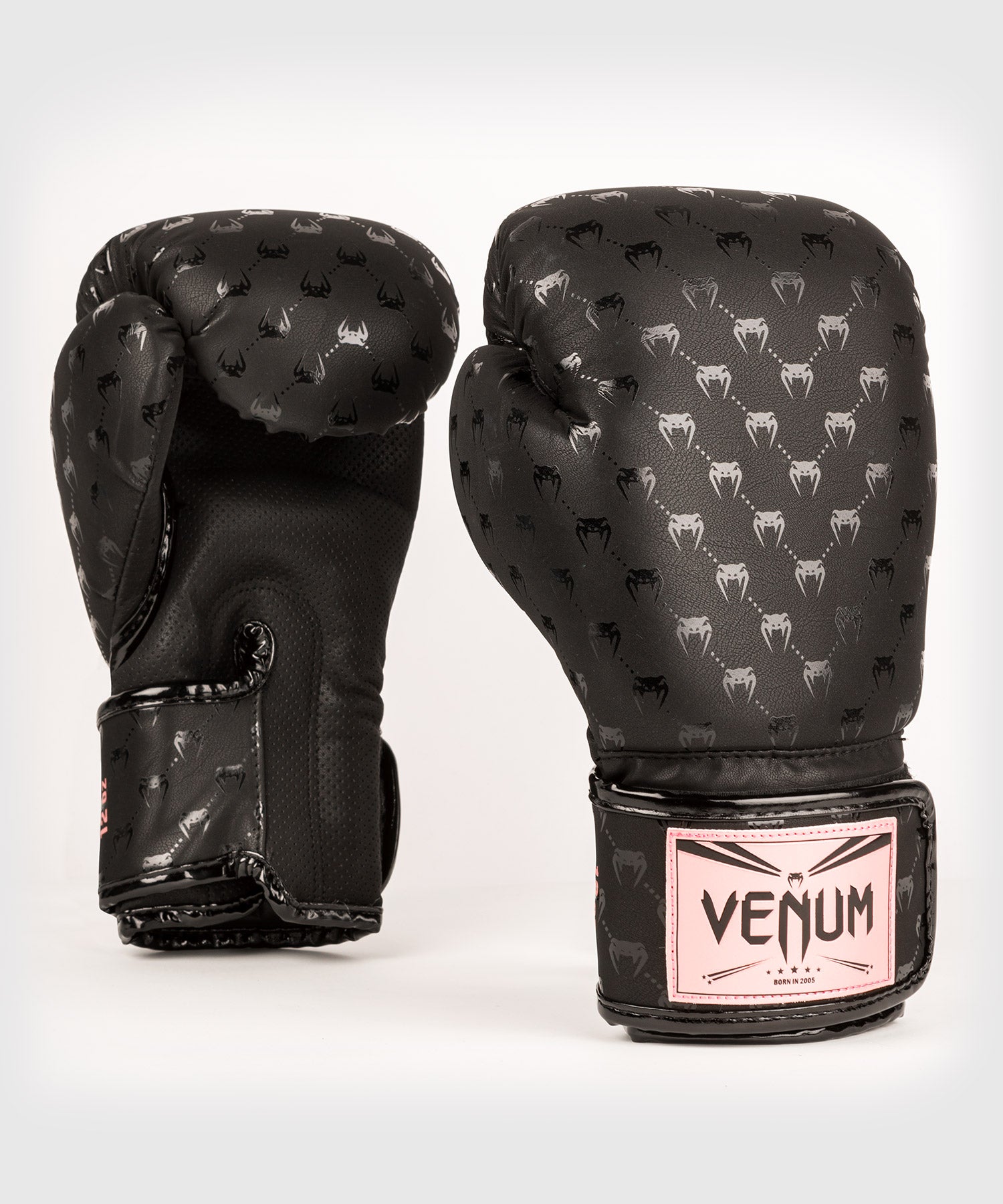 Gants de Boxe Venum Impact Monogram - Noir/ Rose Doré - product-type_Gants de boxe