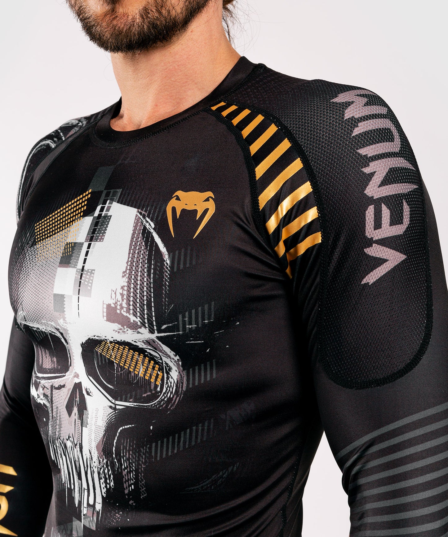 T-Shirt de compression Venum Skull - Manches longues - T-shirts de compression