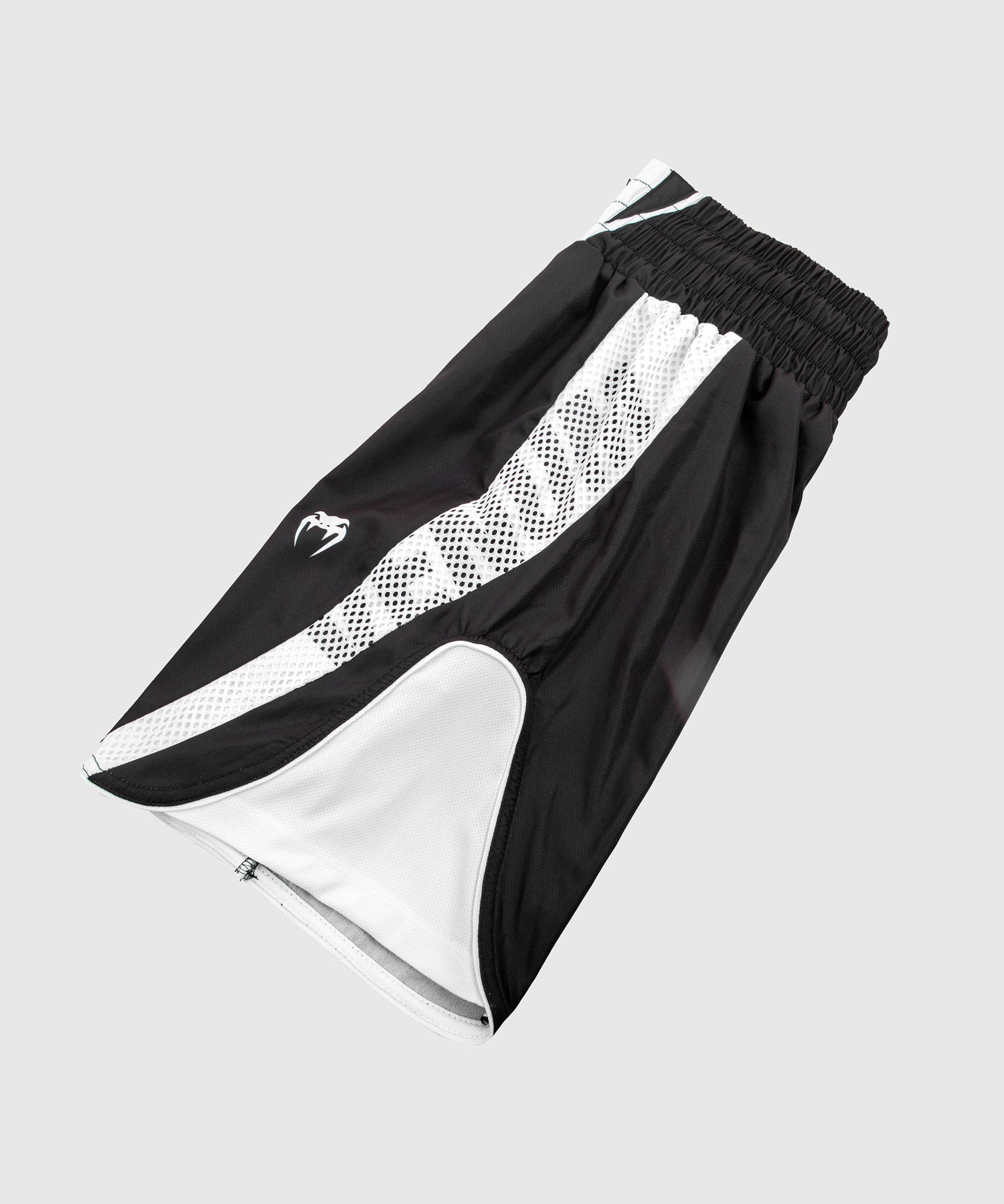 Short de boxe Venum Elite - Noir/Blanc - Shorts de boxe anglaise