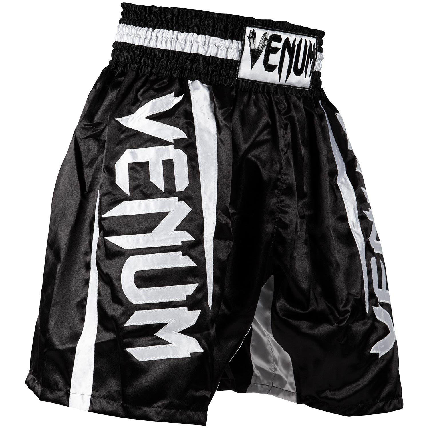 Venum Elite Short de Boxe Homme, Noir/Noir, FR (Taille Fabricant : XS)