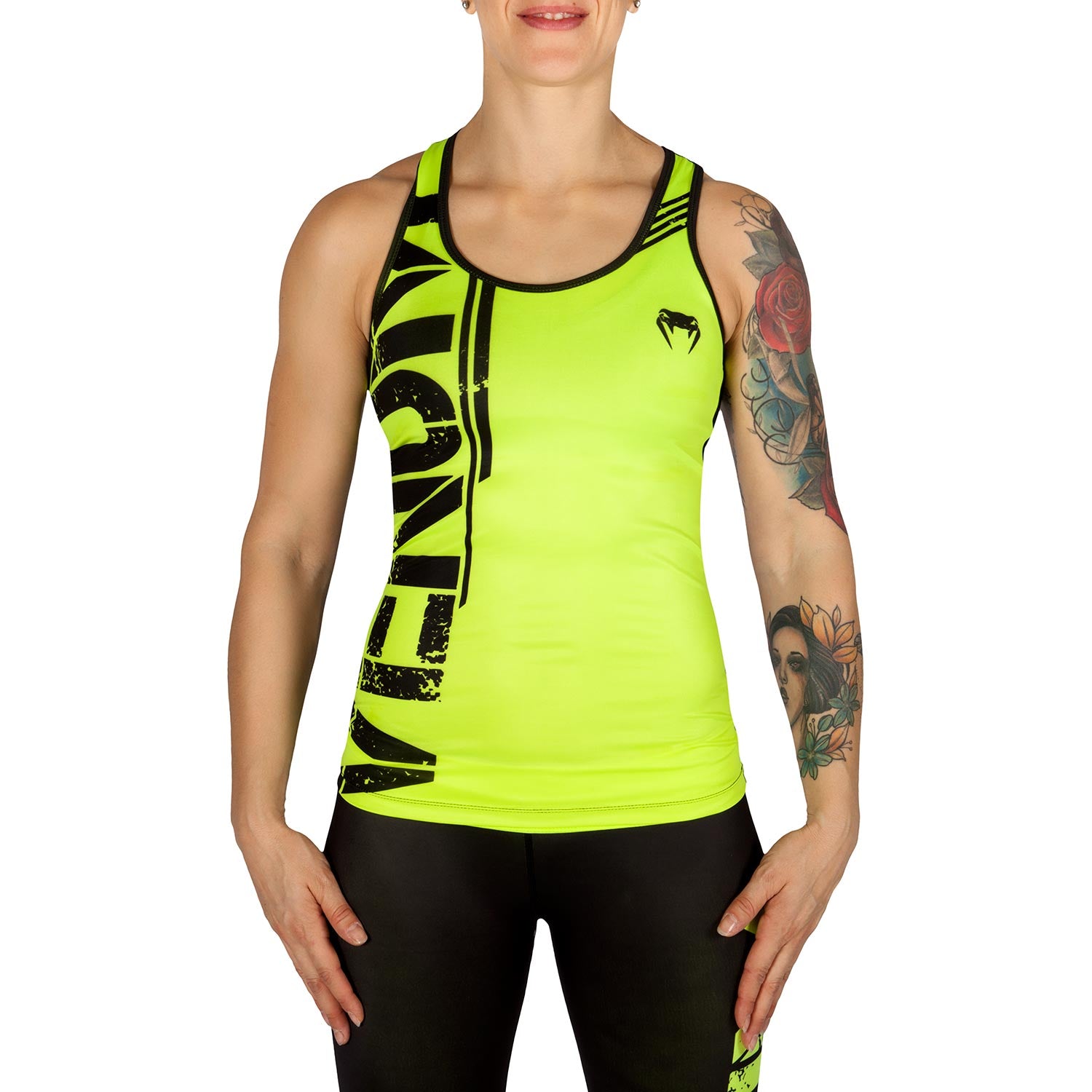 Débardeur Femme Venum Power - Jaune fluo/Noir - Débardeurs