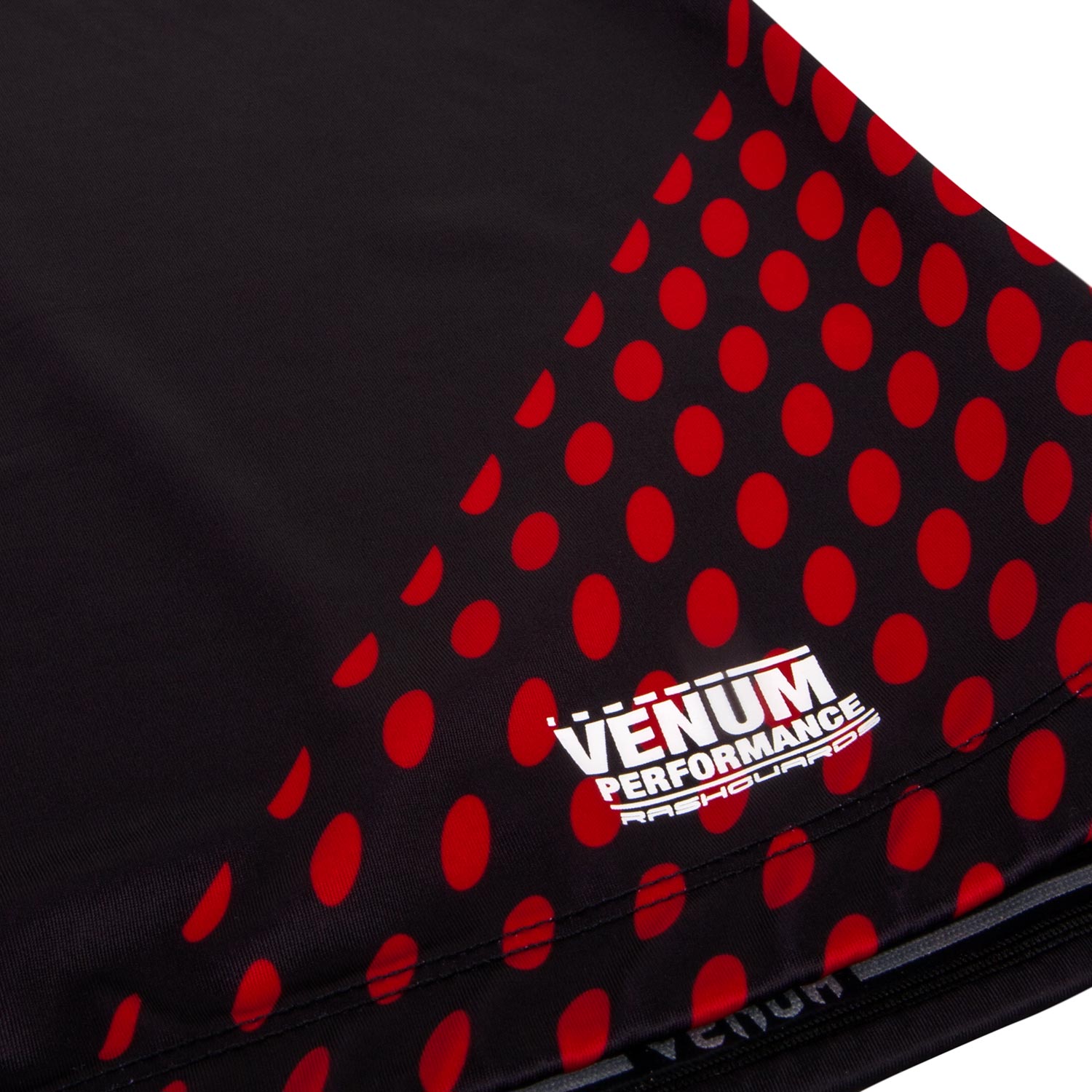 Rashguard Venum Rapid Manches Longues - Noir/Rouge - T-shirts de compression
