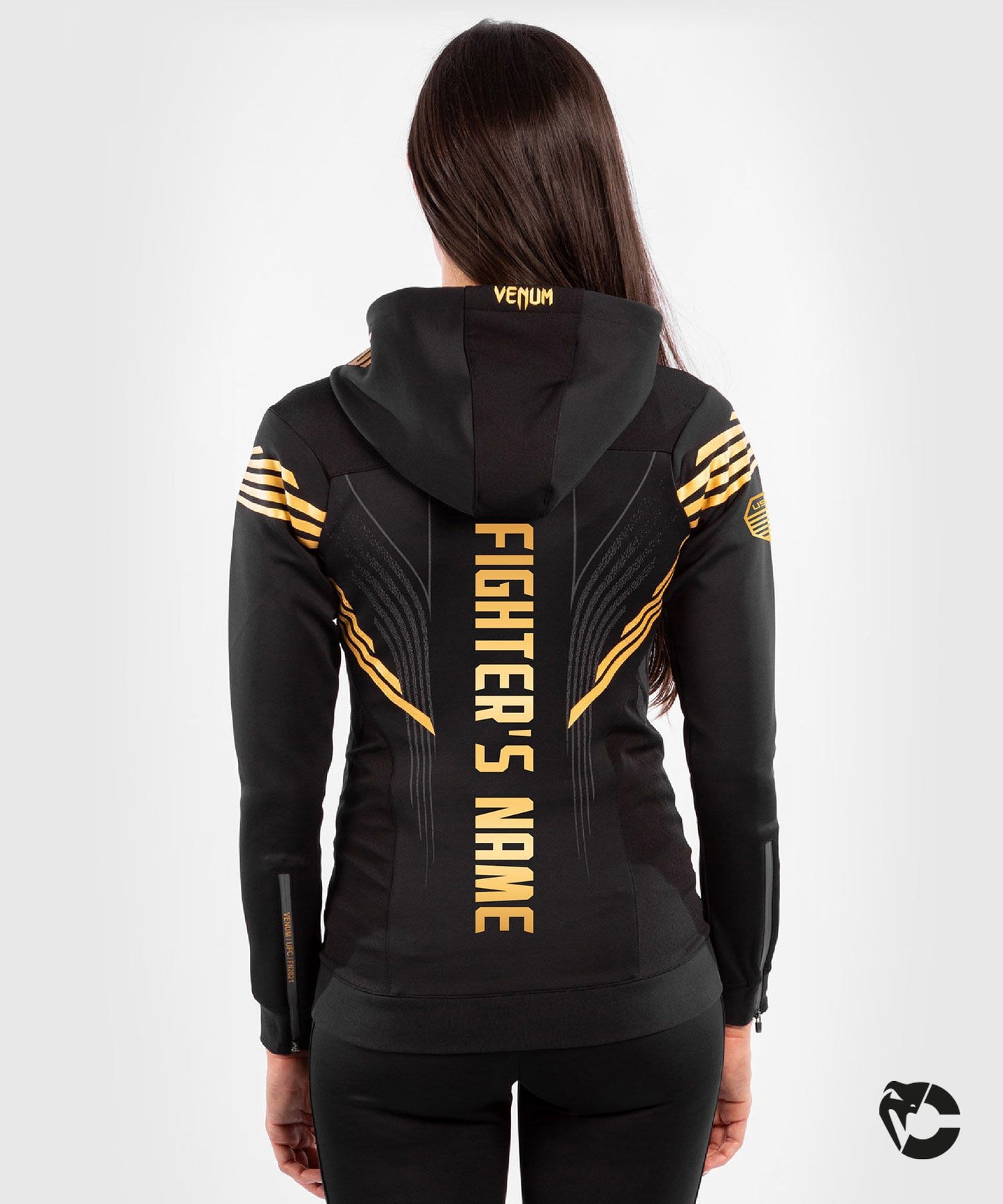 Sweatshirt à Capuche Femme Fighters UFC Venum Authentic Fight Night - Champion - Sweatshirts