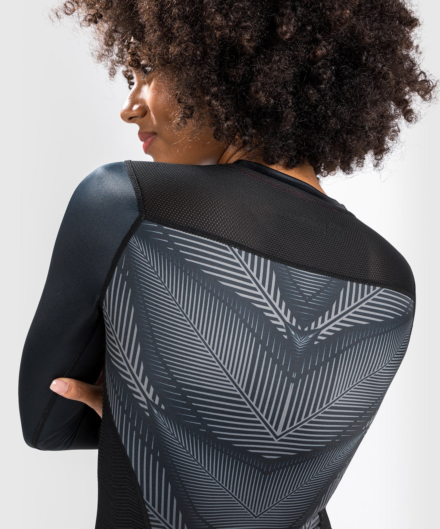 Rashguard Venum Phantom - Manches Longues - Pour Femmes - Noir/Rouge - product-type_T-Shirts de Compression