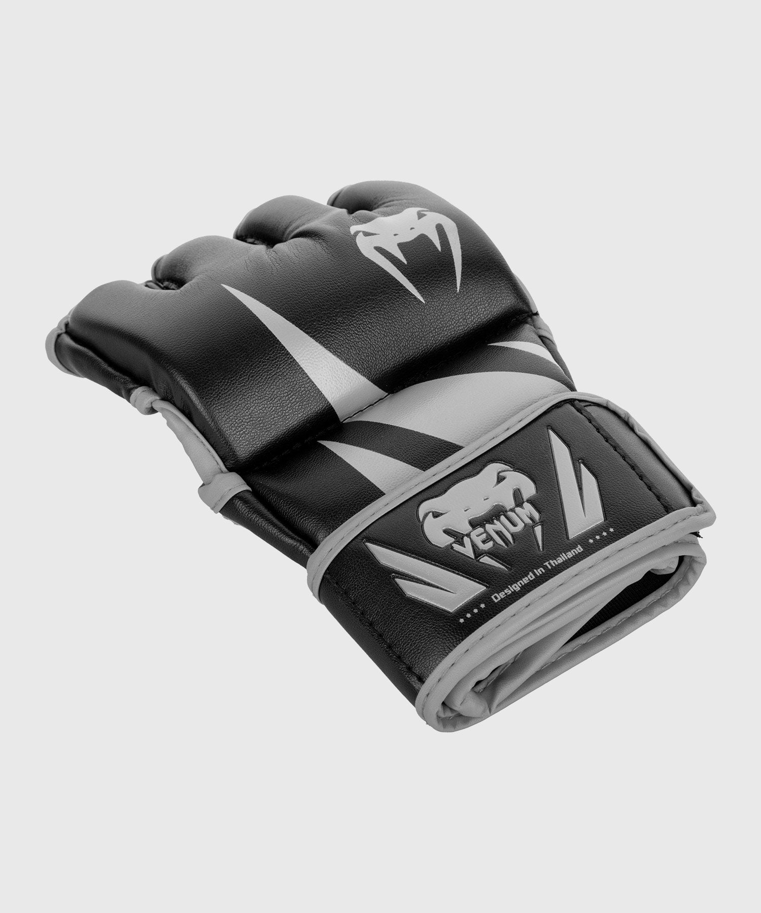 Gants de MMA Venum Challenger - Sans pouce - Noir/Gris - Gants de MMA
