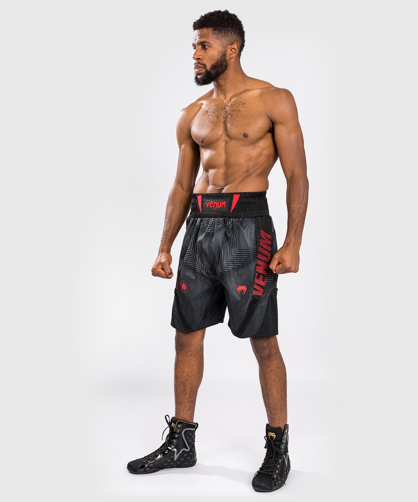 Short de Boxe Venum Phantom - Noir/Rouge - product-type_Shorts de boxe