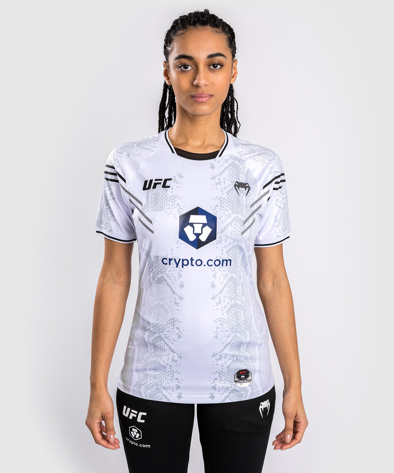 T-shirt Technique pour Femmes UFC Adrenaline by Venum Authentic Fight Night - Blanc - product-type_T-Shirts Dry Tech