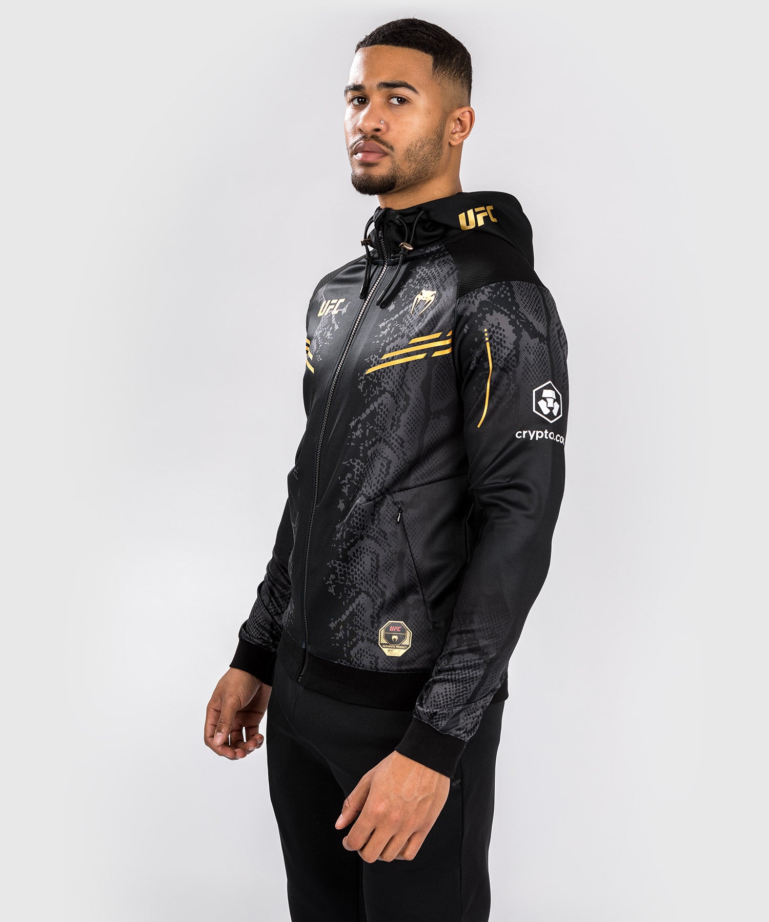 Veste capuche Walkout pour Hommes UFC Adrenaline by Venum Authentic Fight Night Champion