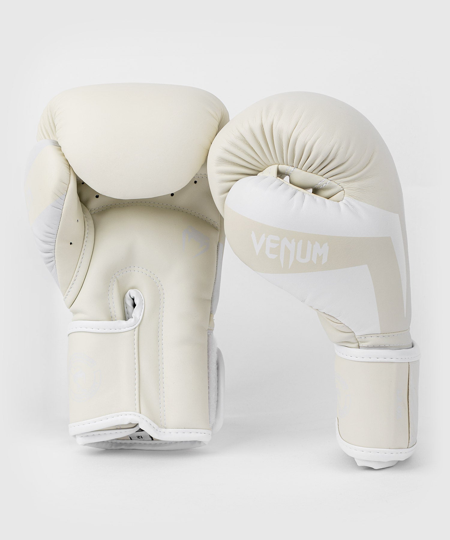 Gants de Boxe Venum Elite Evo - Kaki/Argent - The Fight Club