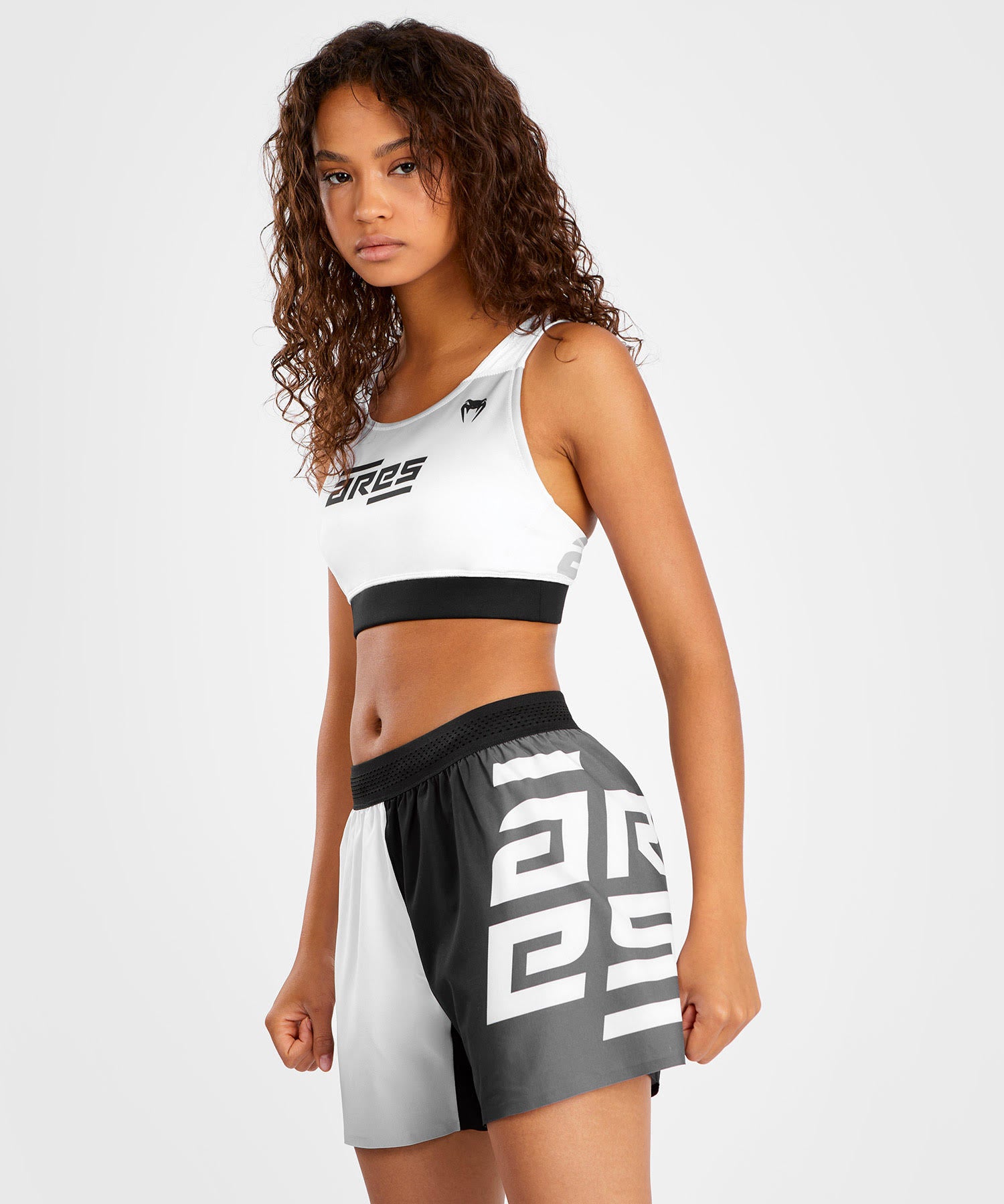 Fightshort Pour Femmes Venum x Ares - Blanc - product-type_Shorts de MMA