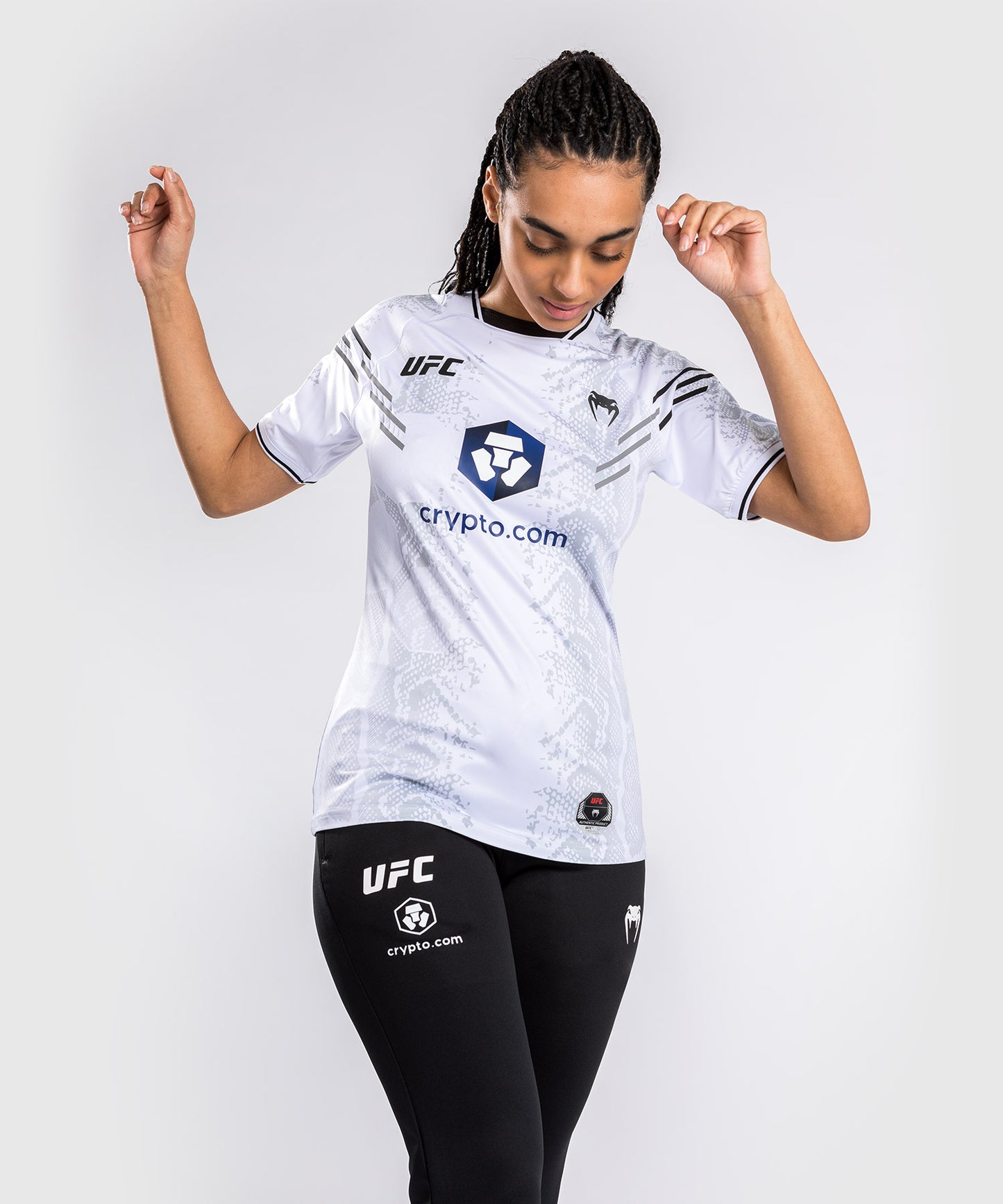 T-shirt Technique pour Femmes UFC Adrenaline by Venum Authentic Fight Night - Blanc - product-type_T-Shirts Dry Tech