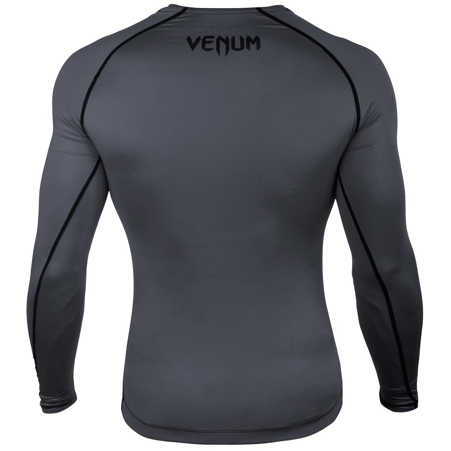 Venum Contender 3.0 Compression T-shirt - Long Sleeves - Heather Grey/Black - product-type_T-Shirts de Compression