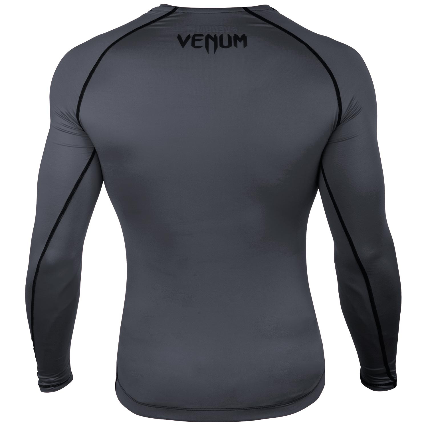 Venum Contender 3.0 Compression T-shirt - Long Sleeves - Heather Grey/Black - product-type_T-Shirts de Compression
