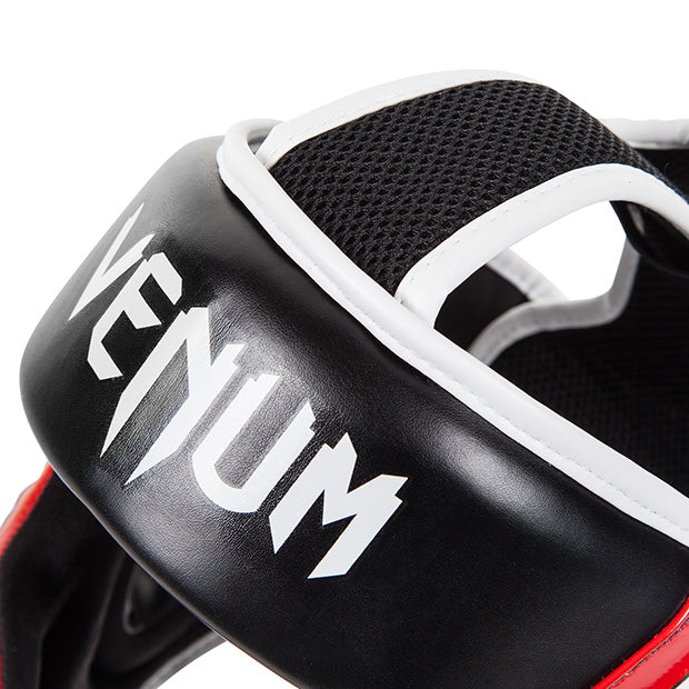 Casque de Boxe Venum Elite - Noir/Blanc/Rouge - Casques
