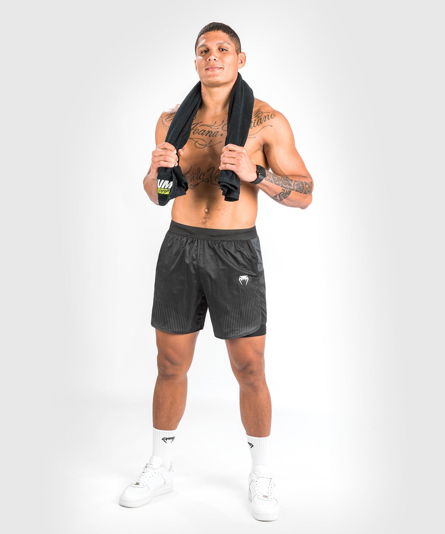 Short d'entraînement Venum Biomecha 2-en-1 - Noir/Gris - product-type_Shorts de training