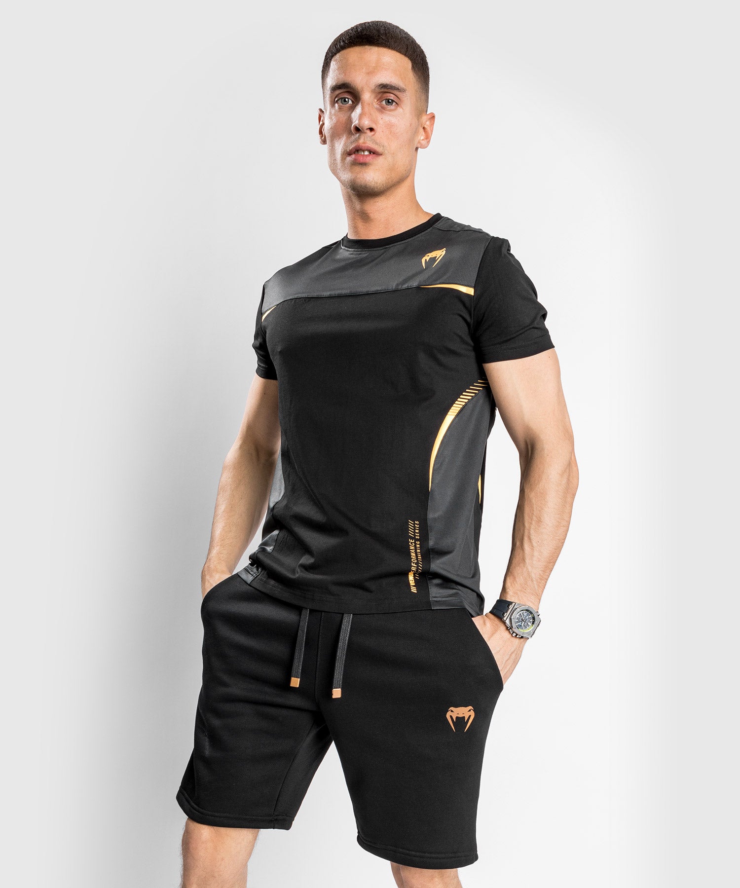 T-shirt Venum Tempest 2.0 – Noir/Or - T-shirts