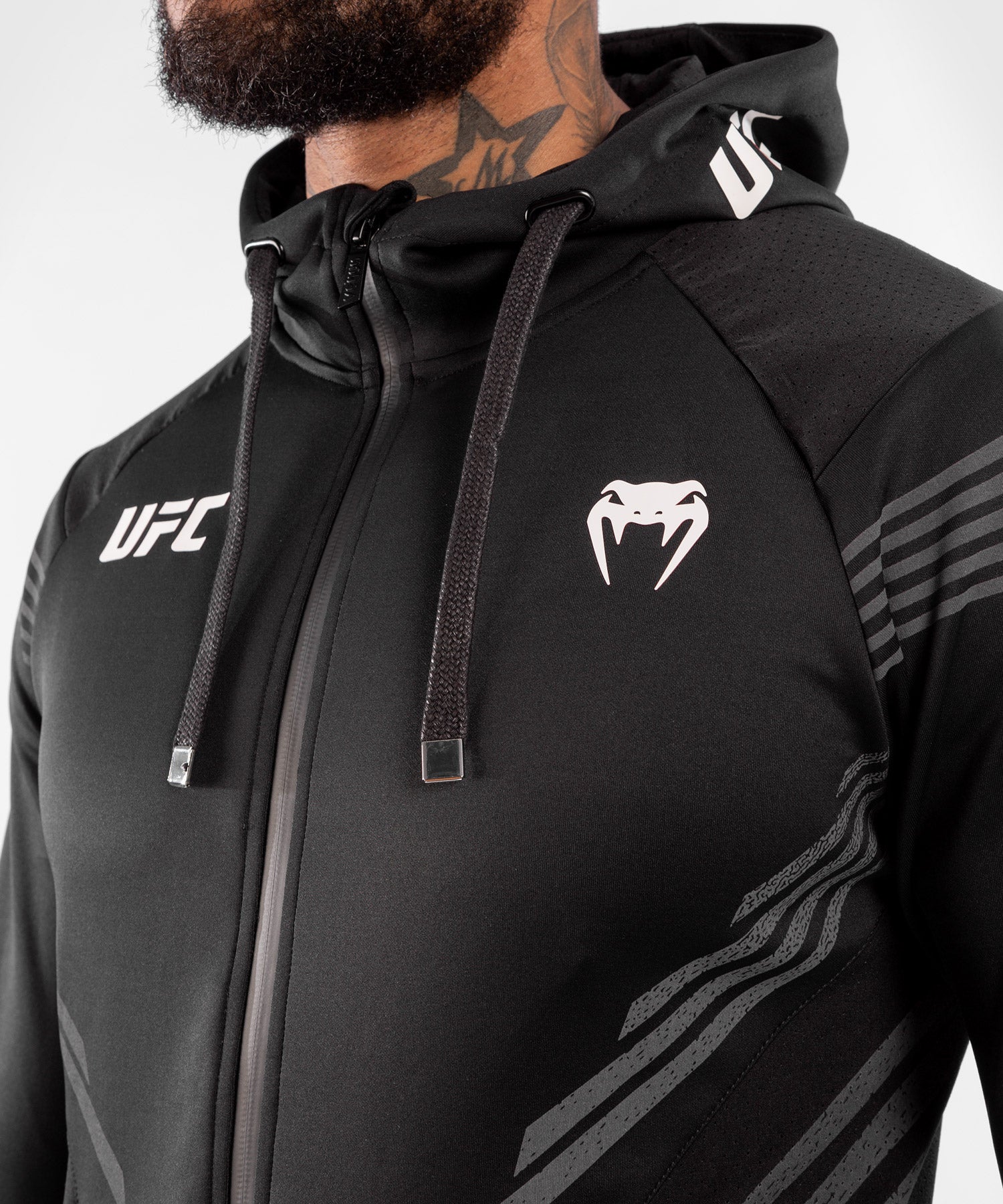 Sweatshirt à Capuche Personnalisé Homme UFC Venum Authentic Fight Night - Noir - Sweatshirts