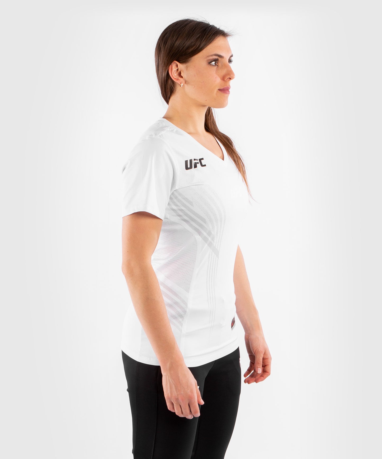 T-shirt Technique Femme Fighters UFC Venum Authentic Fight Night - Blanc - T-shirts