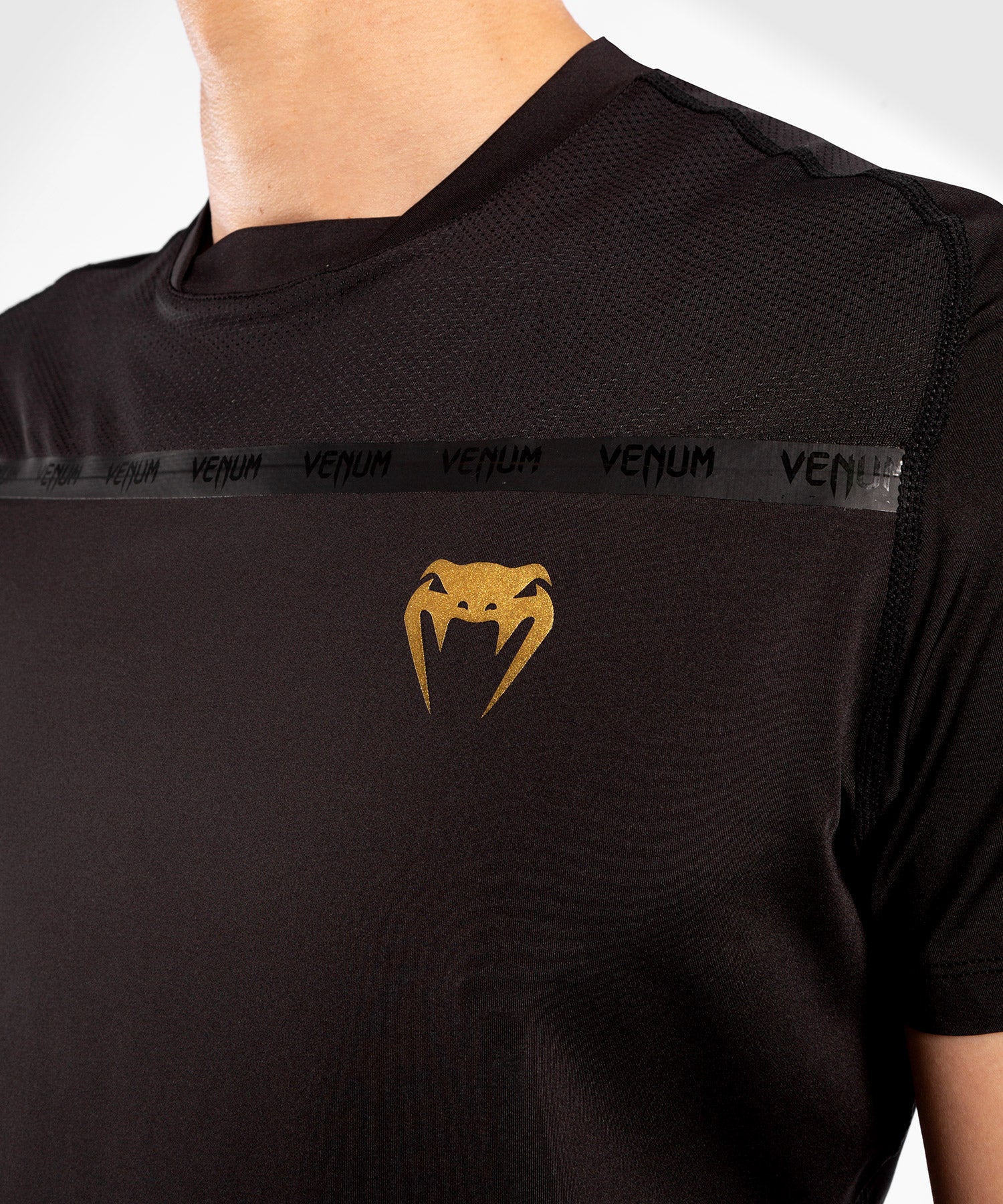 T-shirt Dry-Tech Venum G-Fit - Noir/Or - T-shirts