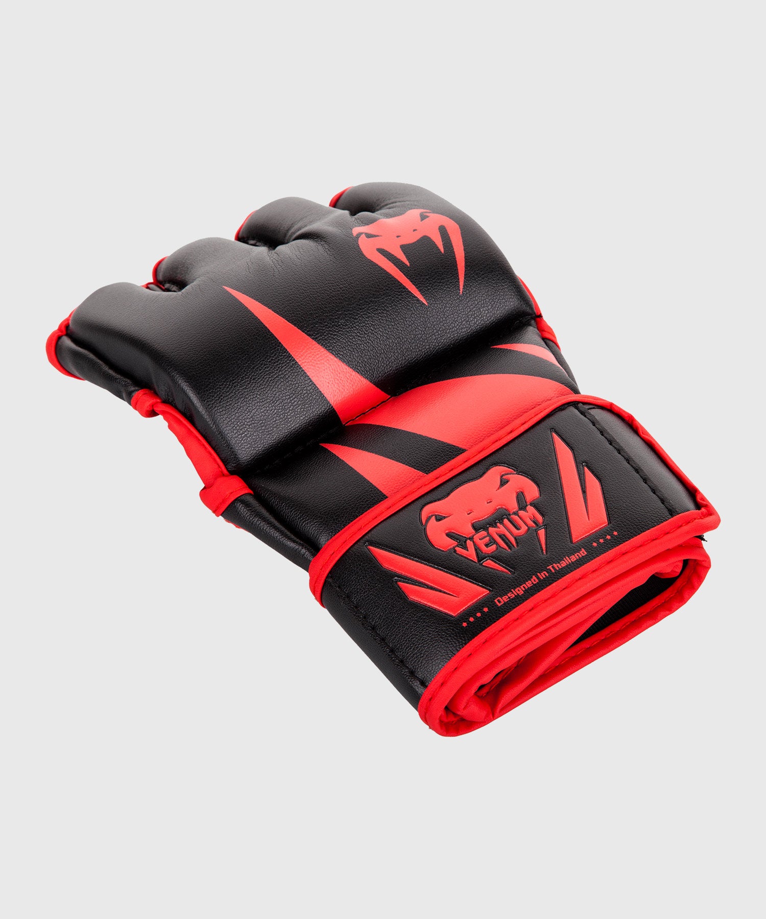 Gants de MMA Venum Challenger - Sans pouce - Noir/Rouge - Gants de MMA
