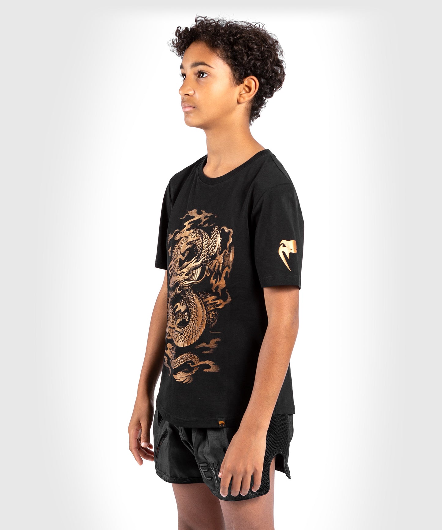 T-shirt Enfant Venum Dragon's Flight - Noir/Bronze - T-shirts