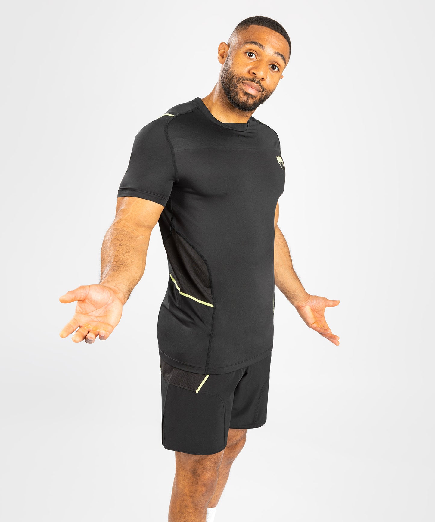 T-shirt Dry Tech Venum Fusion 2.0 - Noir/Jaune - product-type_T-Shirts Dry Tech