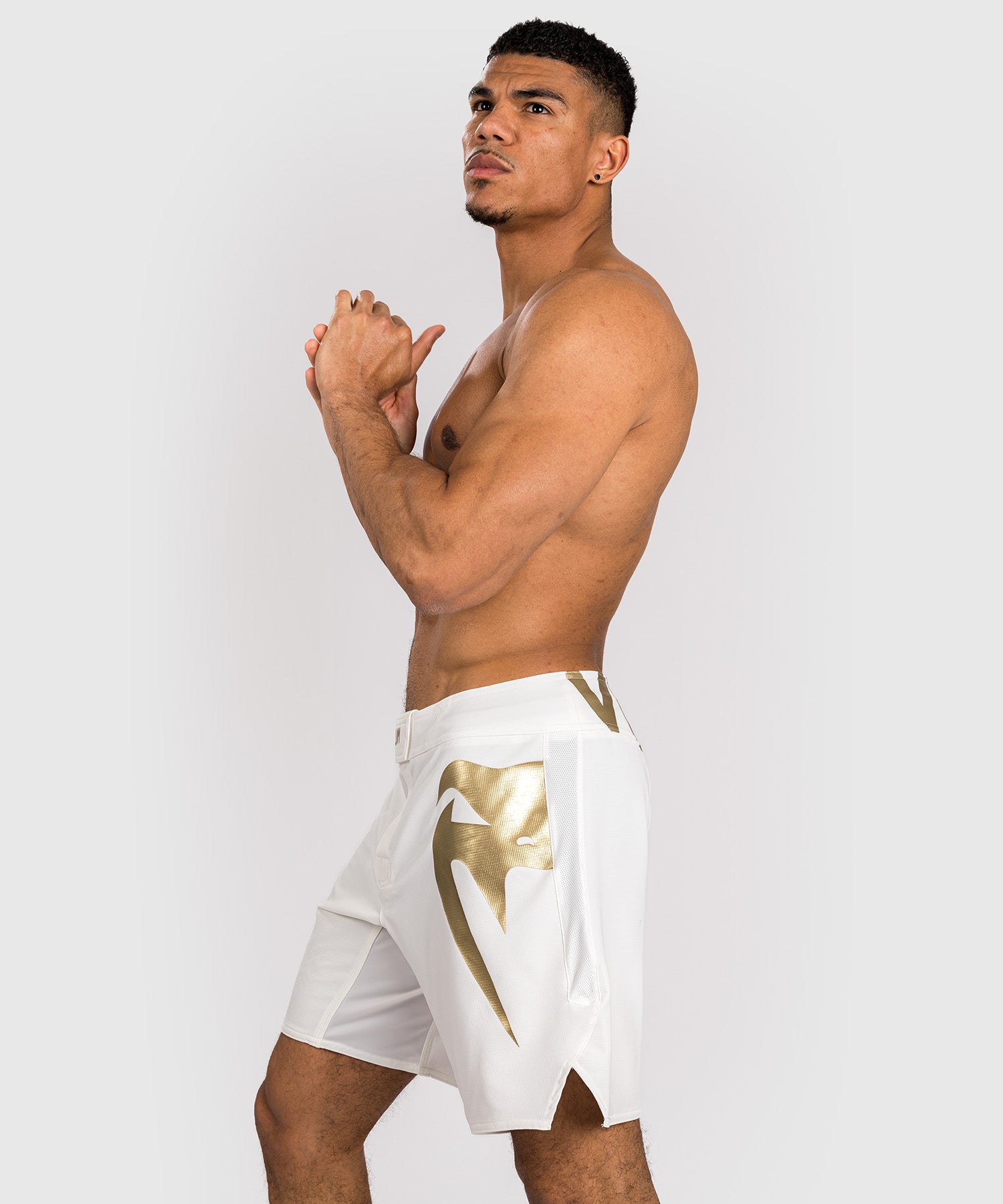 Shorts de combat Venum Light 5.0 - Blanc/Or - product-type_Shorts de MMA