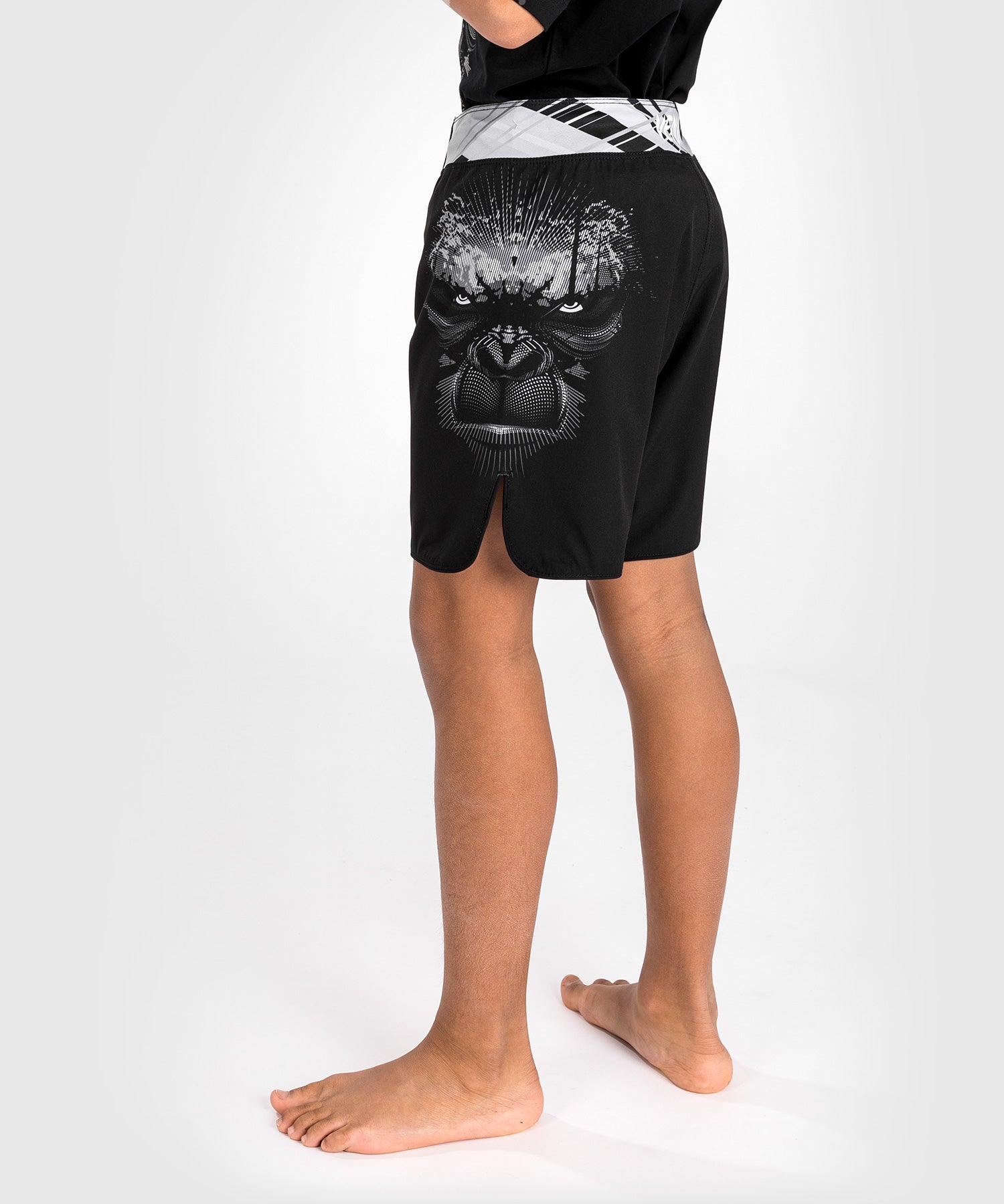 Short de combat Kids Venum Gorilla Jungle - Noir/Blanc - product-type_Shorts de MMA