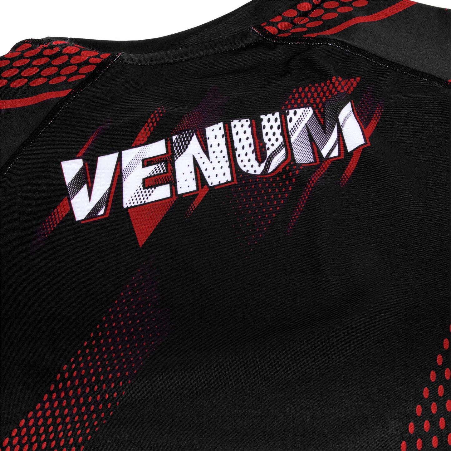 Rashguard Venum Rapid Manches Longues - Noir/Rouge - T-shirts de compression