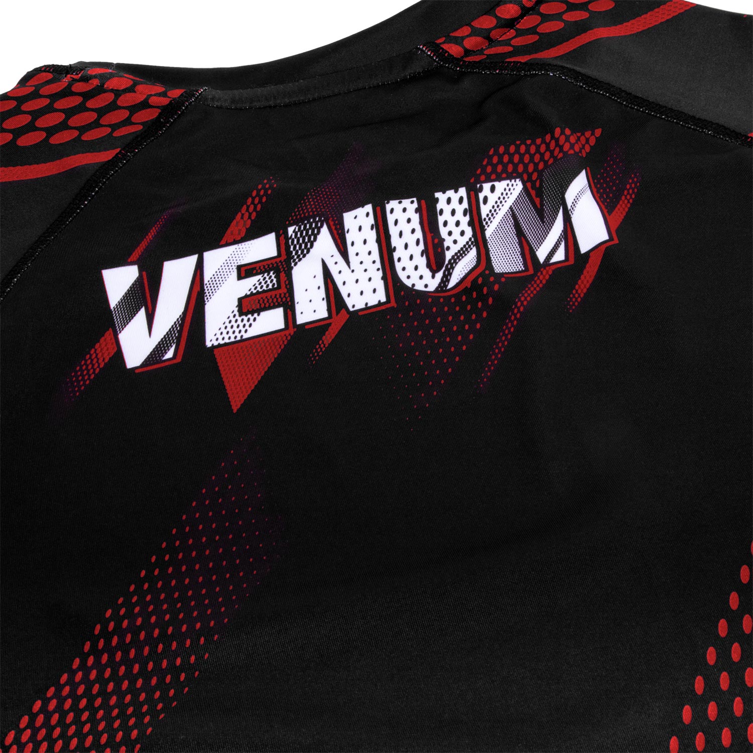 Venum Logos Rashguard - Manches longues Mixte Adulte, Noir/Rouge, FR : S  (Taille Fabricant : S) : : Mode
